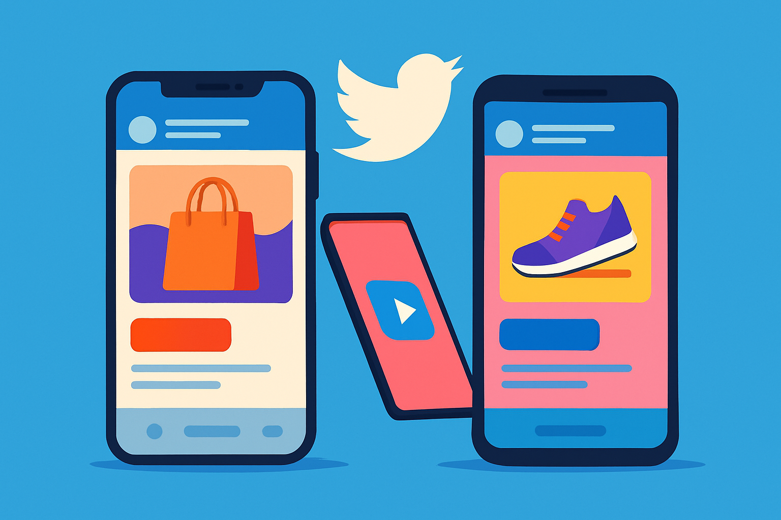 Sample high-impact Twitter ad creatives demonstrating effective use of copy, visuals, and CTAs
