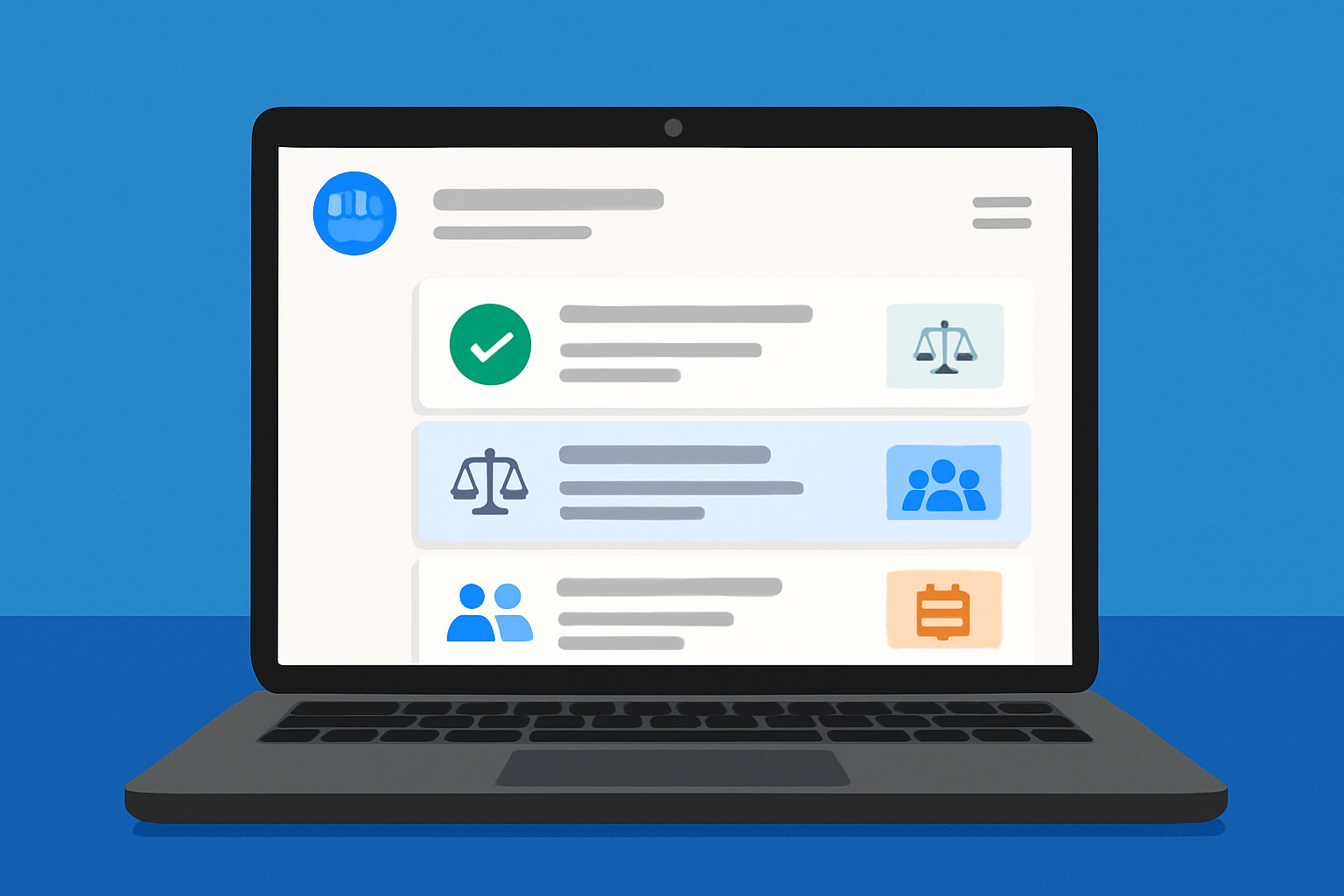 Example of Google Posts on a law firm's Google Business Profile featuring legal tips, events, and announcements.