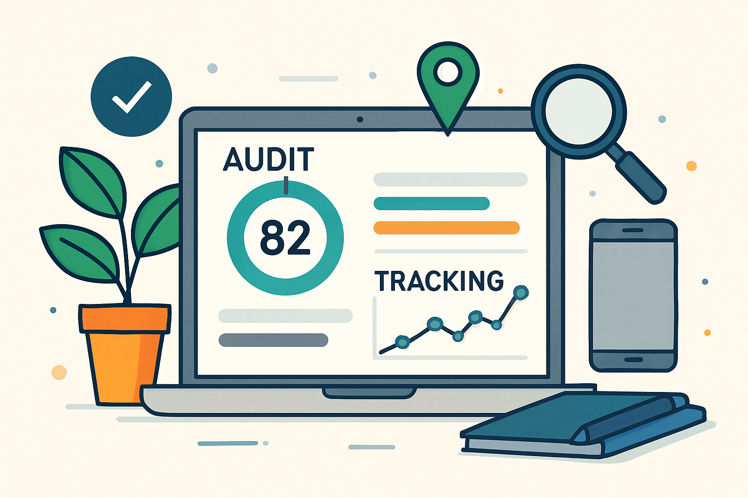 Moz Local dashboard displaying citation audit results and listing management features