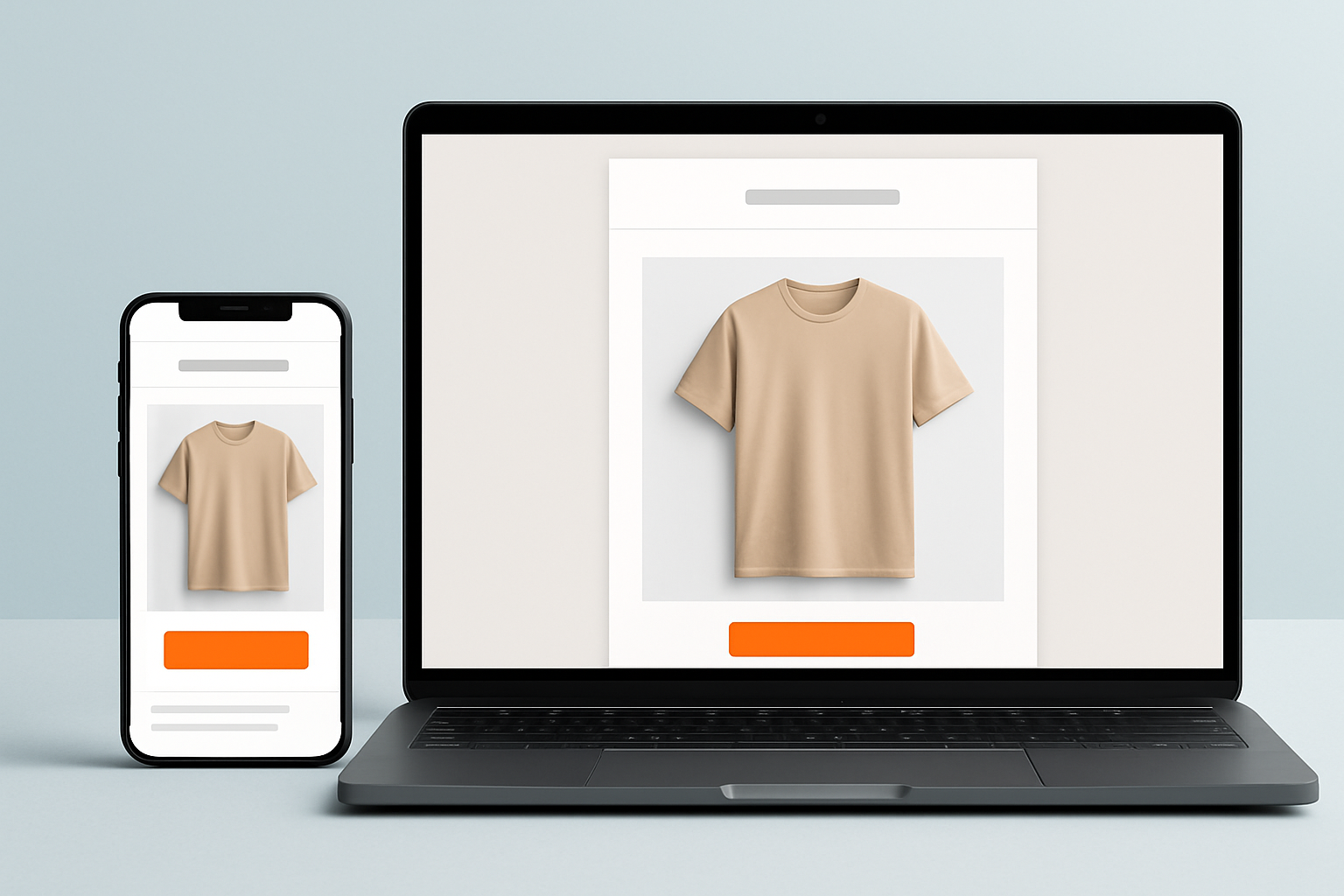 Example of a well-optimized ecommerce email design that looks appealing and functional on both mobile and desktop platforms
