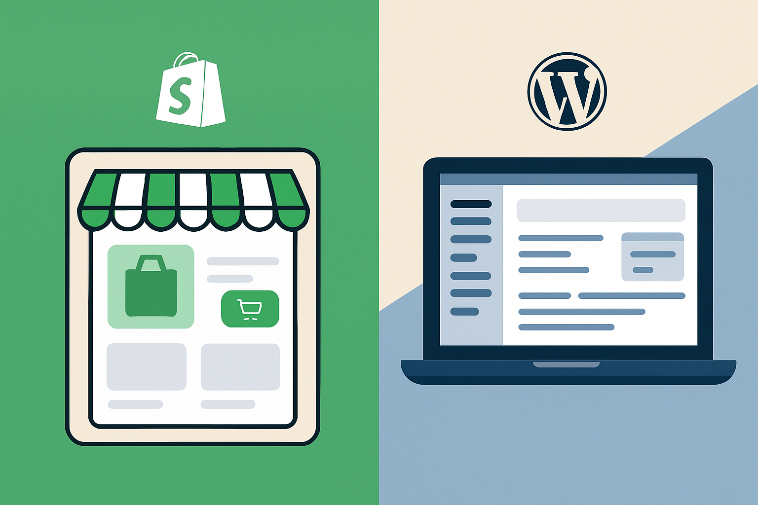 Shopify vs WordPress for Your Online Business