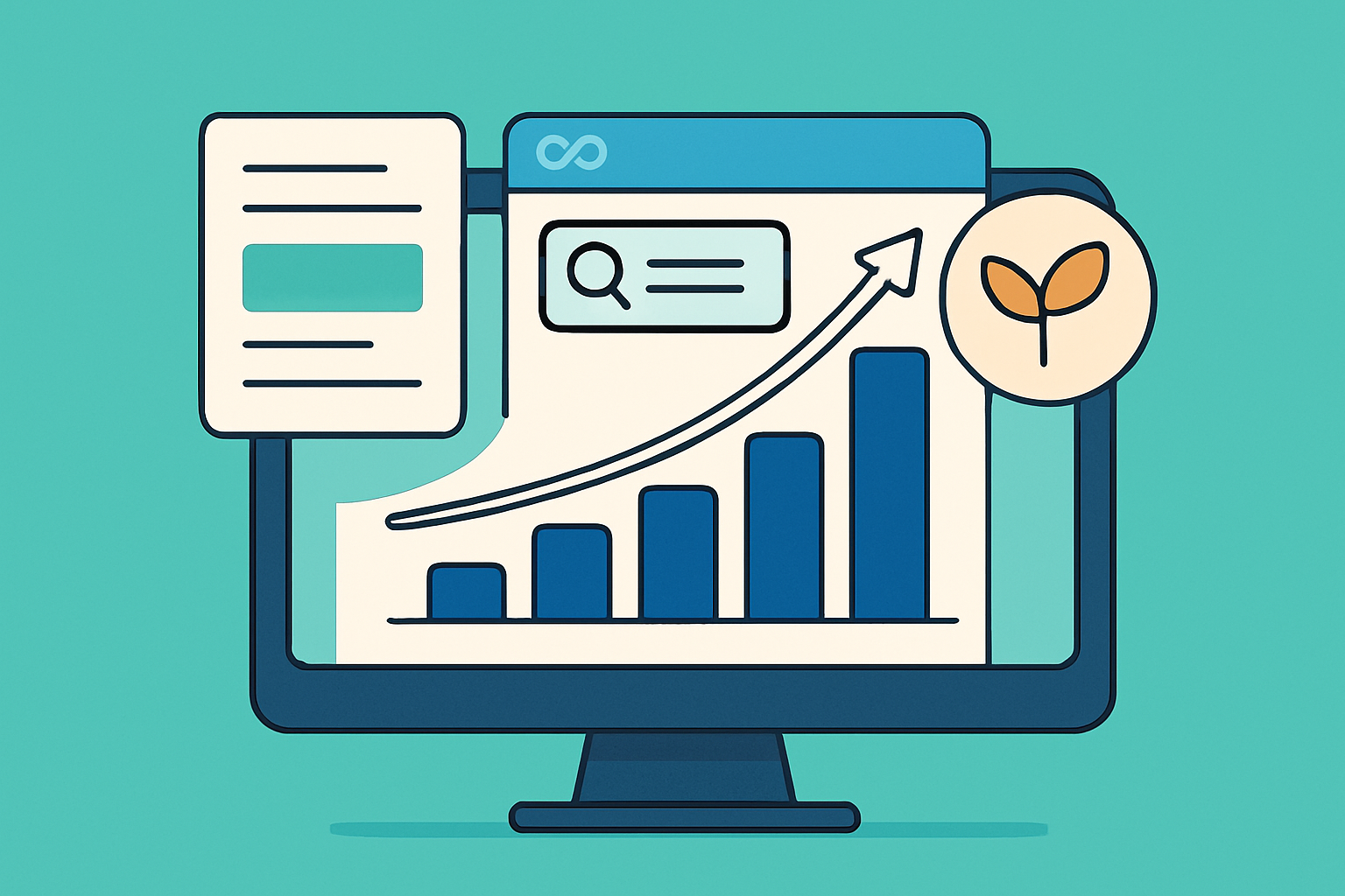 Organic traffic increase over six months after filling content gaps identified with Moz