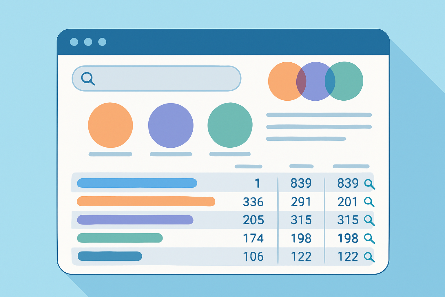 Moz Keyword Gap tool interface highlighting keyword overlaps and unique opportunities