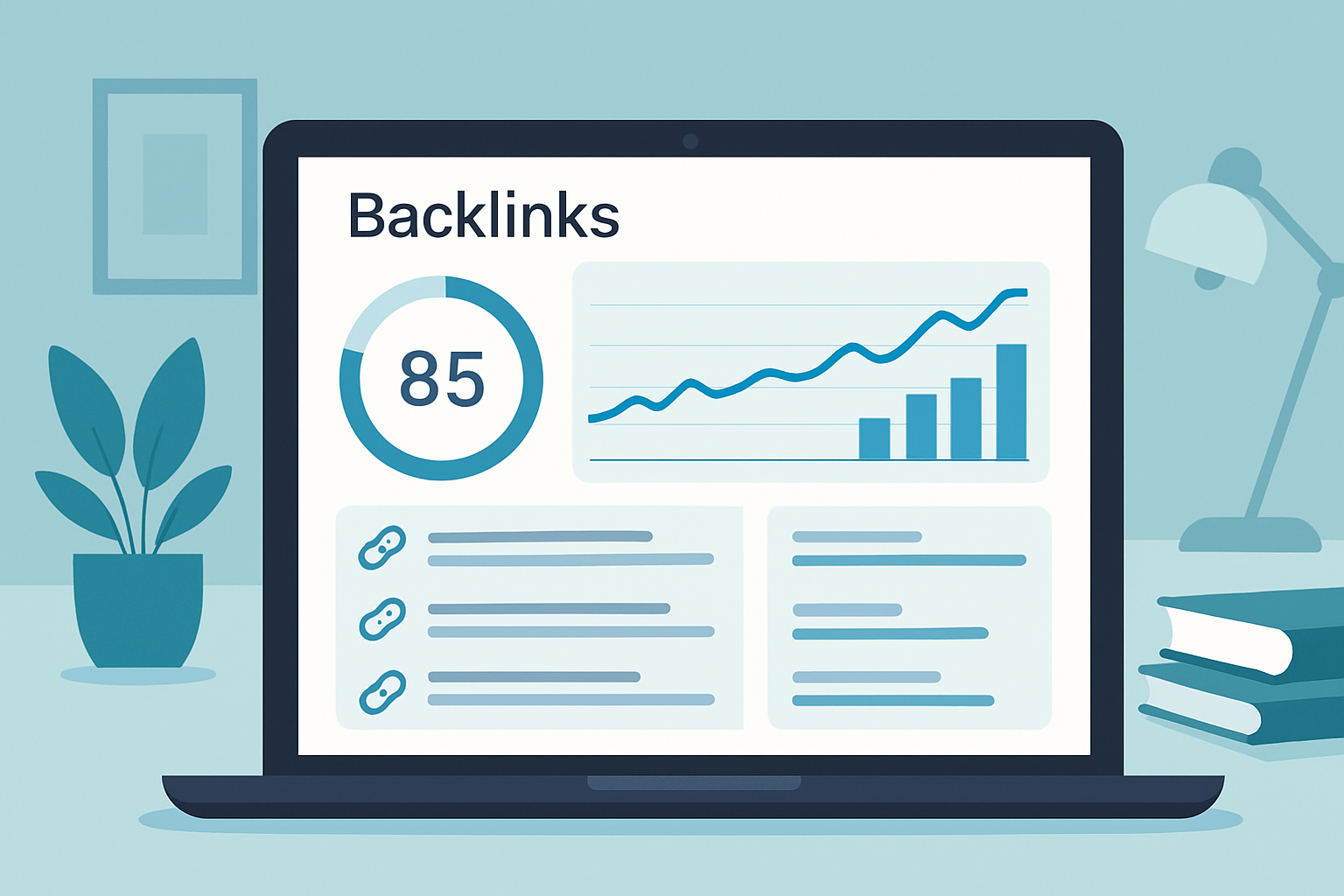 Screenshot example of Moz Link Explorer interface with backlink report visible