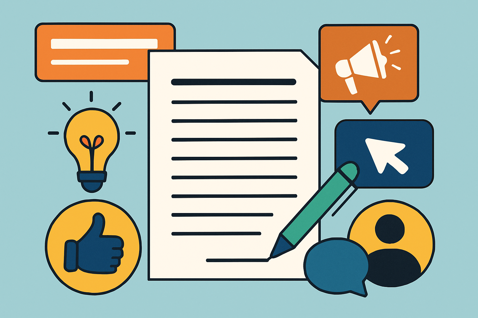 A detailed infographic showing essential elements of effective copywriting for higher conversions
